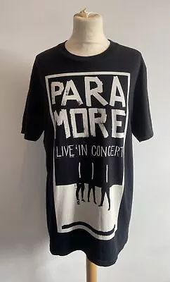 Buy Mens Paramore Live In Concert T-shirt Black Size Medium Hayley Williams • 29.99£