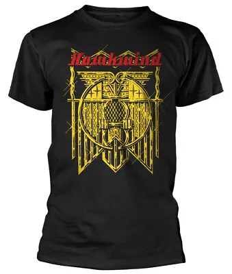 Buy Hawkwind Doremi Gold Print T-Shirt - OFFICIAL • 16.29£