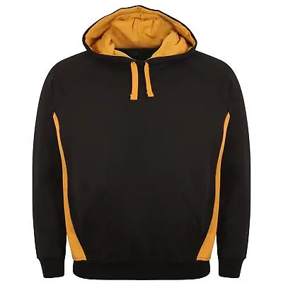 Buy Adults Kids Mens Ladies Unisex Team Hoodie 2 Toned Pullover Hooded Sweatshirt  • 11.99£