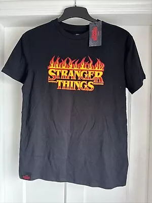 Buy M&S Stranger Things Black Boys Tshirt Age 14-15 Years BNWT • 4.50£