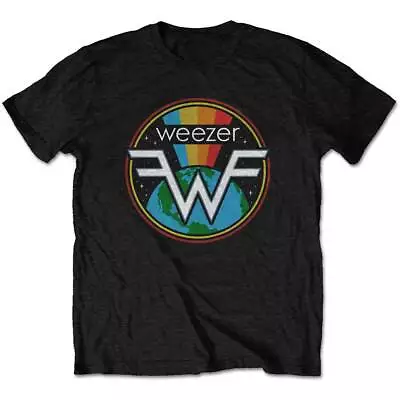 Buy WEEZER -  Unisex T- Shirt - Symbol Logo  - Black Cotton  • 16.99£
