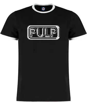 Buy Pulp Jarvis Cocker Brit Pop Quality Ringer T-Shirt - 5 Colours • 16.99£