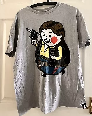 Buy Johnny Cupcakes Tshirt Han Solo Star Wars Mens Short Sleeve Shirt Size Large Use • 10£