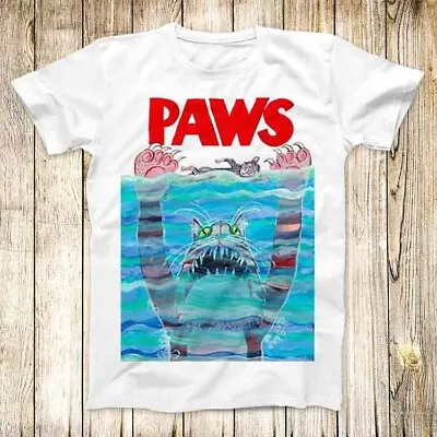 Buy Paws Jaws Cat Kitten Kitty Mice Mouse T Shirt Meme Men Women Unisex Top Tee 4742 • 6.35£