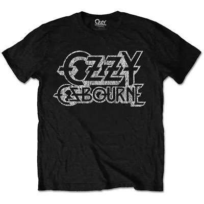 Buy Ozzy Osbourne - Vintage Logo Band T-Shirt Official Merch NEU • 17.21£