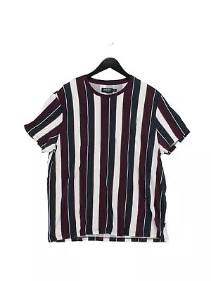 Buy Burton Men's T-Shirt XL Multi Striped 100% Cotton Basic • 8£