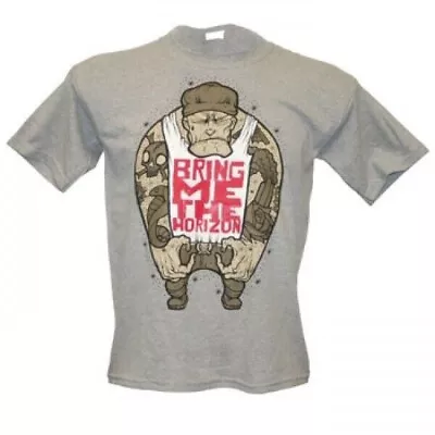 Buy Bring Me The Horizon Tuff Guy Large Tshirt  Grey Rock Metal Thrash Death Punk • 12£