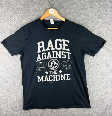 Buy Rage Against The Machine Shirt Mens Large Black Gildan Metal Rap • 6.54£