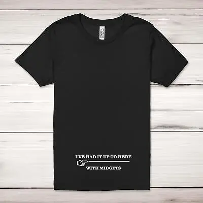 Buy I've Had It Up To Here Adult T-Shirt • 17.99£