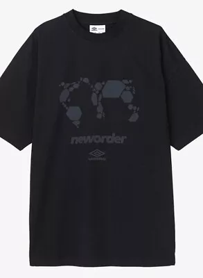 Buy New + Tags Umbro X New Order World In Motion England Football T Shirt Black Out • 49.99£