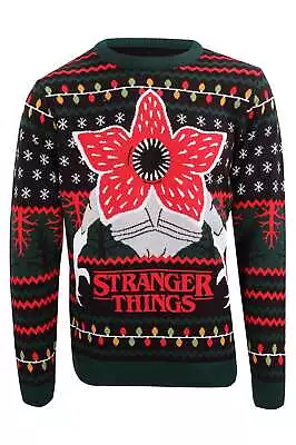 Buy Stranger Things Christmas Jumper Demogorgan New Official Unisex Ugly Sweater • 28.95£