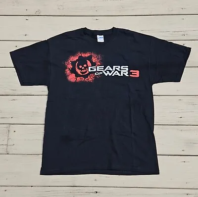Buy Gears Of War 3 Promotional T Shirt Nos 2011 X-box Mens Large L Black Unworn Rare • 19.25£