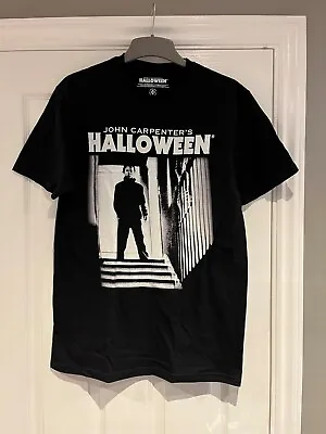Buy Official John Carpenter's Halloween The Movie Poster T-Shirt Sizes S/M/L/XL/XXL • 9.99£