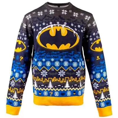 Buy The Batman Christmas Jumper Sweater 1988 Retro Inspired • 45£