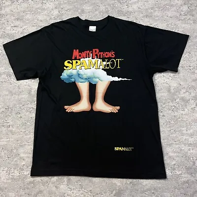 Buy Vintage Monty Python Spamalot Movie T Shirt Men’s Large Black Stedman Promo Tee • 29.95£
