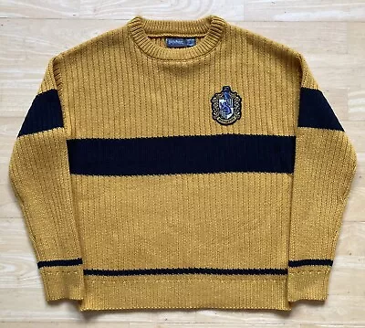 Buy XS 39  Harry Potter Hufflepuff Quidditch Ugly Christmas Xmas Jumper Sweater  • 24.99£