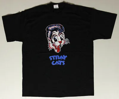 Buy Stray Cats _RARE_ 2004 Europe Tour Shirt XL - Rockabilly Brian Setzer Lee Rocker • 37.88£