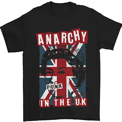 Buy Anarchy In The UK Punk Music Rock Mens T-Shirt 100% Cotton • 7.99£