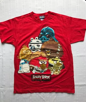 Buy Angry Bird Star Wars Kids Red T-shirt 11-12 Years Old • 11£