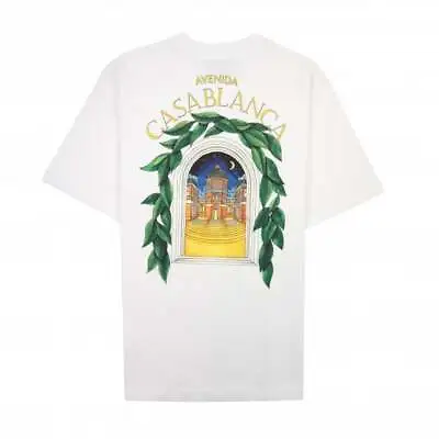 Buy Current GENUINE Casablanca Avenida Printed MS23-JTS-001-11 T-Shirt RRP £230 • 130£