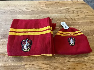 Buy Harry Potter Gryffindor Scarf And Hat Set Never Used • 12£