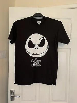 Buy Unisex Disney Nightmare Before Christmas Black T-shirt  Size S. Chest 38 Inches • 4.99£