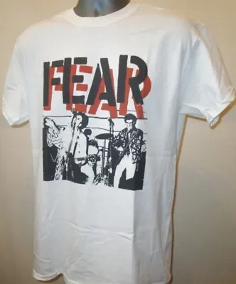 Buy Fear T Shirt Music Punk Band Hardcore Bad Brains Black Flag Circle Jerks New 301 • 13.45£