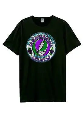 Buy Grateful Dead T Shirt Stealie Tie Dye Band Logo Official Amplified Charcoal • 22.95£