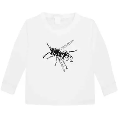 Buy 'Wasp' Children's / Kid's Long Sleeve Cotton T-Shirts (KL027184) • 9.99£