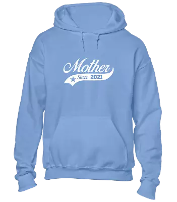 Buy Mother Since 2021 Hoody Hoodie Cool Gift Idea For New Mum Present For Mother • 16.99£
