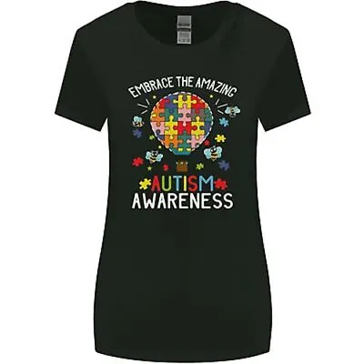 Buy Embrace The Amazing Autism Autistic ASD Womens Wider Cut T-Shirt • 9.99£