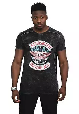 Buy Aerosmith Boston Pride Snow Wash T Shirt • 17.95£