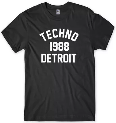 Buy Techno 1988 Detroit Mens Funny Unisex T-Shirt • 11.99£