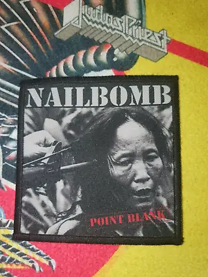 Buy Nailbomb Patch Thrash Metal Hardcore Punk Incite Battle Jacket 666 • 9.26£