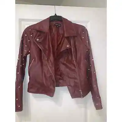 Buy Maroon Leather Jacket  • 19.28£