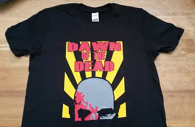 Buy Dawn Of The Dead T-Shirt 70s Poster Vintage Style George A Romero Zombie Goblin • 18£