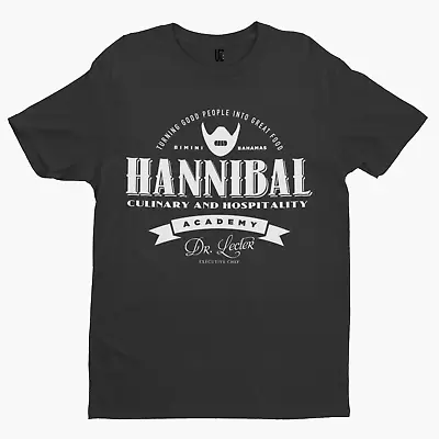 Buy Hannibal Academy T-Shirt - Horror Halloween Movie Retro Film TV Funny • 9.59£