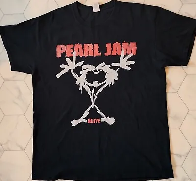 Buy Vintage 2017 Release Of The 90s Pearl Jam Alive Tour Band T-shirt LP Size Large. • 29.99£