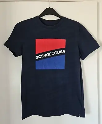 Buy DC Shoes T Shirt Men's Size L Large Blue Short Sleeve Graphic Print T Shirt • 6.99£