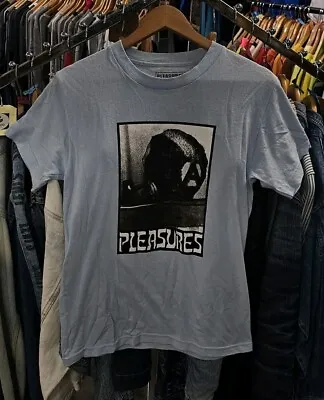 Buy Pleasures Anarchy Graphic T Shirt (Size Small) Light Blue • 30£