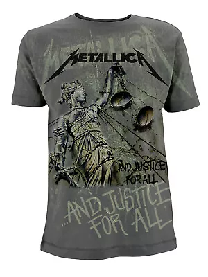 Buy Metallica And Justice For All James Hetfield Official Tee T-Shirt Mens Unisex • 25.70£