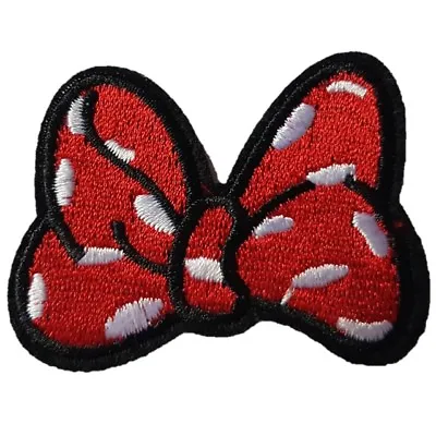 Buy Minnie Mouse Bow Embroidered Iron On Sew On Patch Dress Bag T-shirt Jacket Skirt • 2.59£