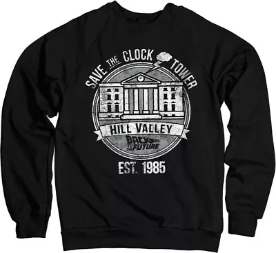 Buy Back To The Future Save The Clock Tower Sweatshirt Black • 42.24£