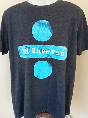 Buy ED SHEERAN Rare 2018 Manchester Tour T Shirt, Backprint, L Adults • 11.99£