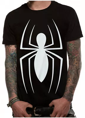 Buy Official Marvel Merchandise SPIDER-MAN Logo Unisex T-Shirt Tee NEW & IN STOCK • 7.85£