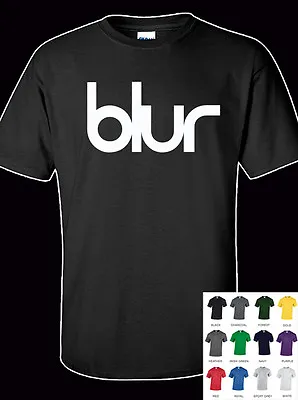 Buy Blur Brit Pop 100% Cotton  Adult  T-Shirt - All Sizes & Colours • 12.99£