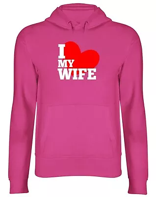 Buy I Love My Wife Mens Womens Hooded Top Hoodie • 17.99£