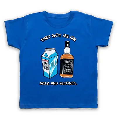 Buy Dr Feelgood Milk And Alcohol Rock T-shirt Unofficial Kids Childs T-shirt • 16.99£