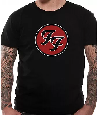 Buy Foo Fighters FF Logo T Shirt Official Red Black Dave Grohl NEW S - 5XL • 14.49£
