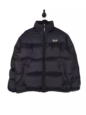 Buy Y2K Dr Martens Industrial Puffer Jacket Size XL In Black Men's Hooded Down Coat • 124.99£